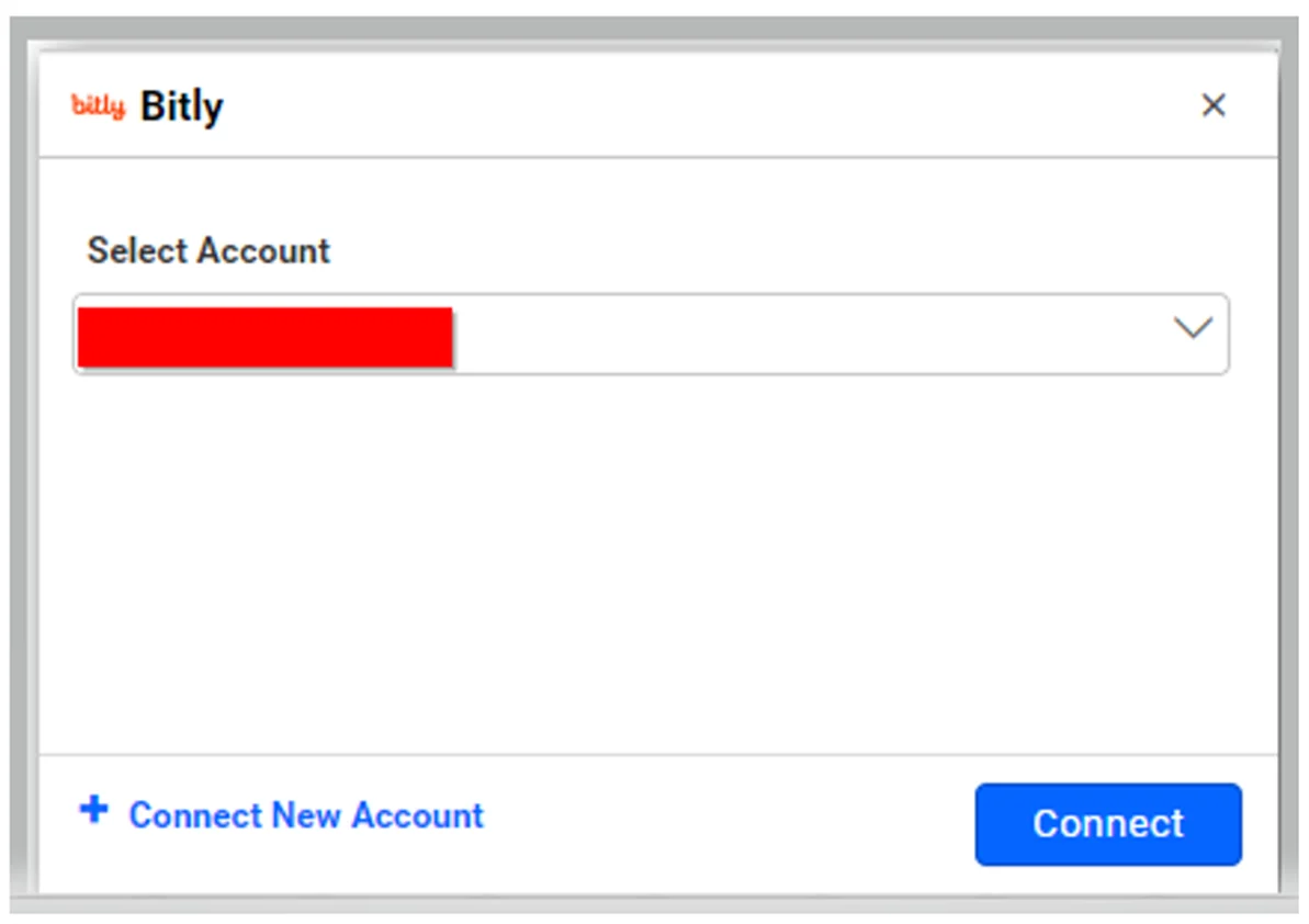 Connected Bitly Account