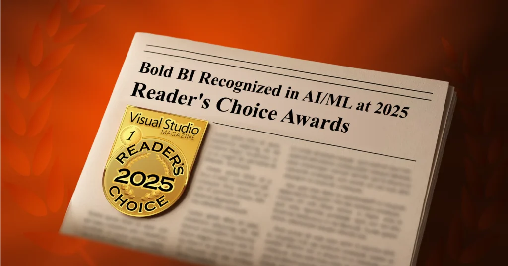 Bold BI Earns Gold in AI/ML at 2025 Reader’s Choice Awards