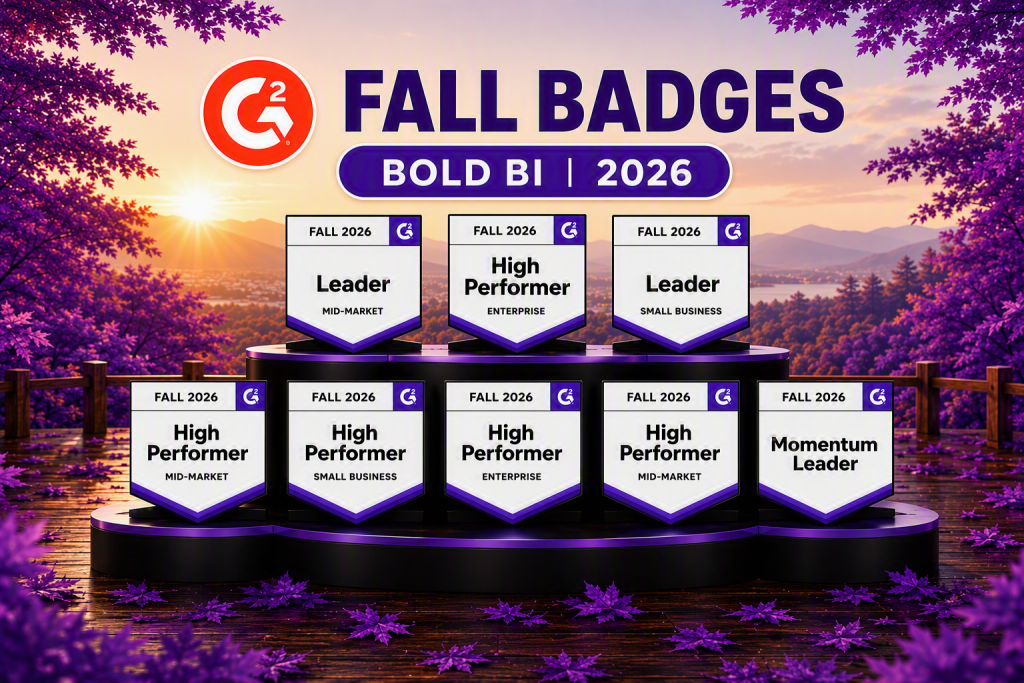 Bold BI's G2 Fall Reports: 22 Badges Built on Customer Trust