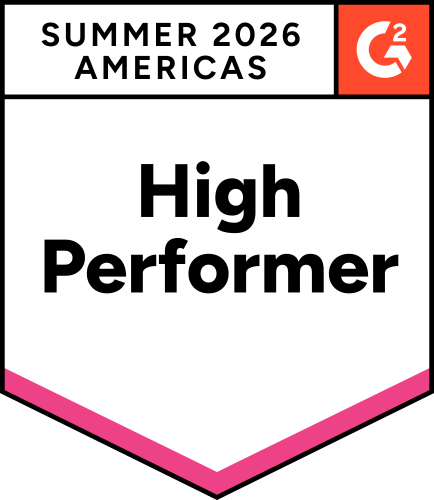 G2 High Performer — Summer 2026 Americas