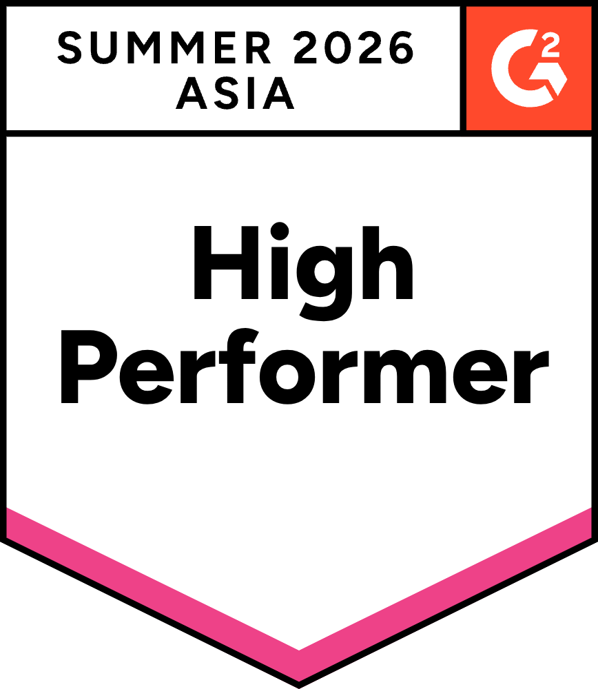 G2 High Performer — Summer 2026 Asia