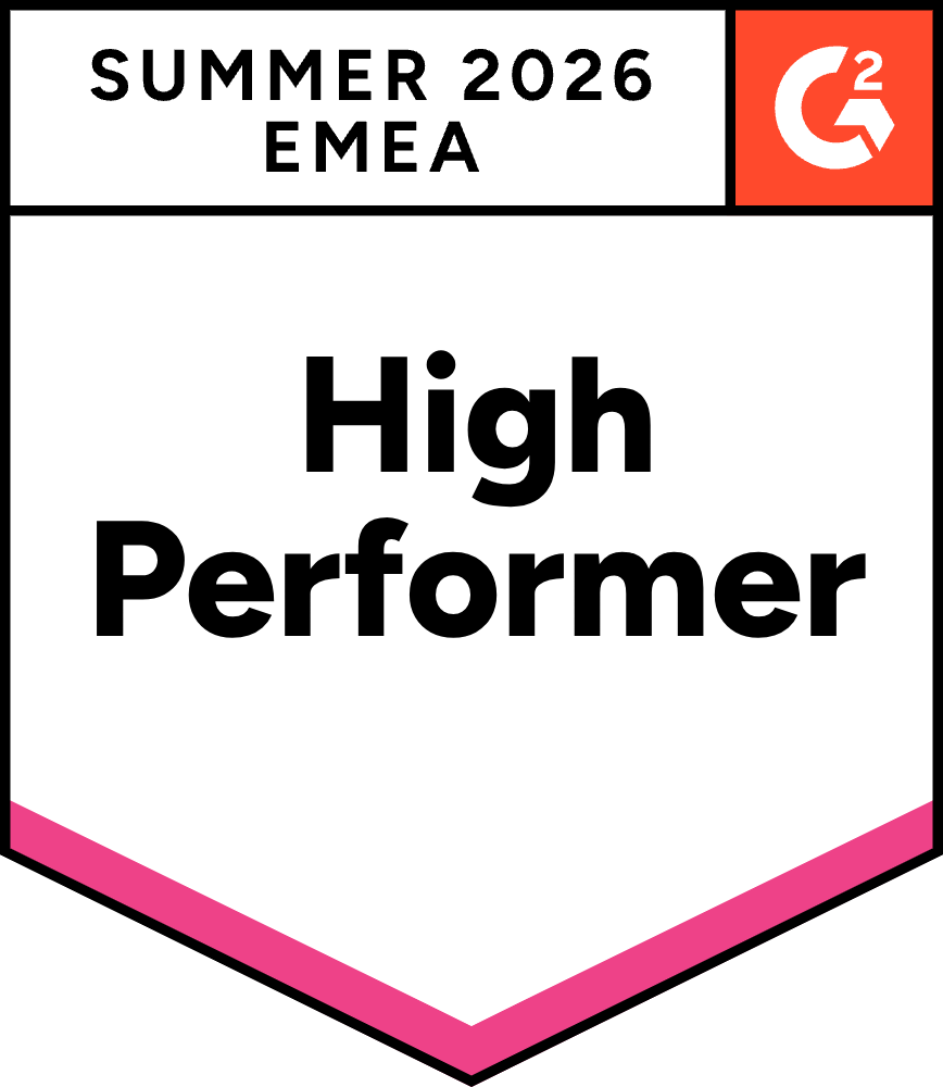 G2 High Performer — Summer 2026 EMEA