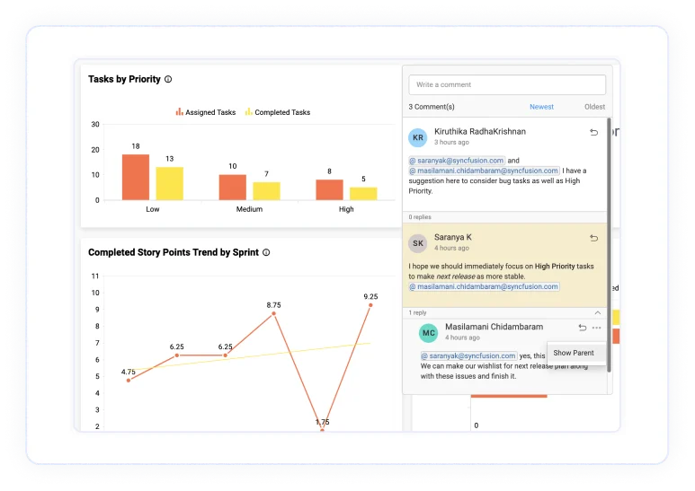 Interactive Commenting