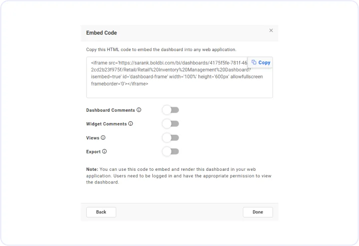 Iframe Embedding