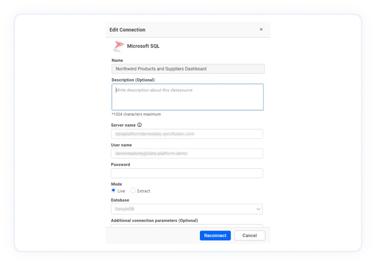 Configure Data Connections
